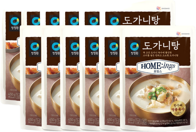 청정원 도가니탕 450g, 12개