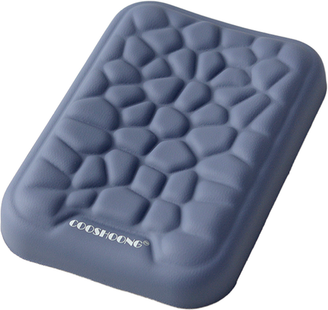 쿠슝 팔목 팔꿈치 손목 받침대 쿠션 보호대 팜레스트 패드, 11.Purple Gray (퍼플 그레이), 1개