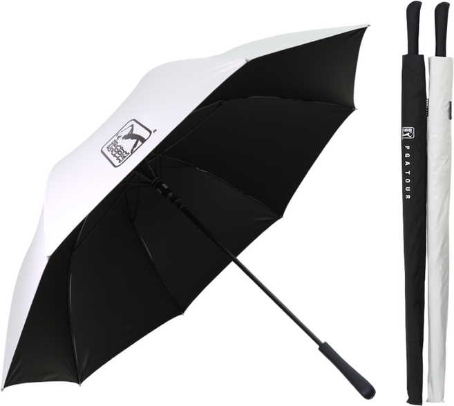 PGA 70자동 암막 골프 장우산, 블랙