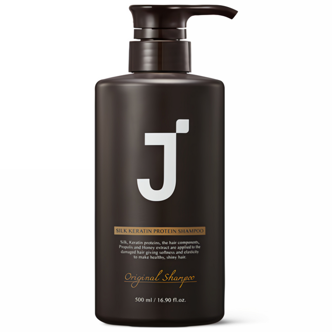 제이숲 실크 케라틴 단백질 샴푸, 500ml, 1개