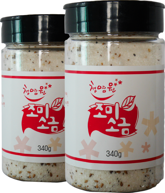 청염원 조미소금 340g X 20개입 대용량 식당용 업소용 가정용 증정용 선물용, 20개