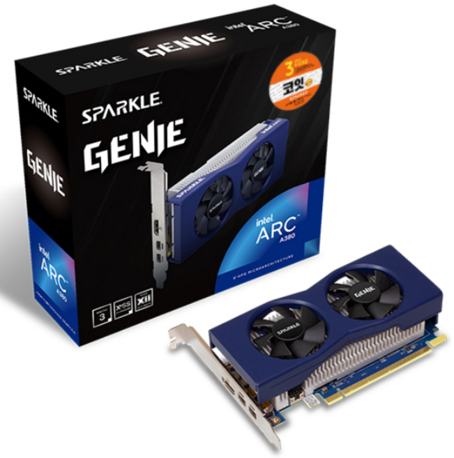 [공식수입사] SPARKLE Intel Arc A380 GENIE, [SPARKLE]A380 GENIE