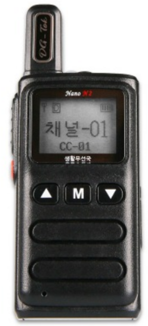 nanoN2 초소형 디지털 생활무전기, 나노N2 1대 경호용 이어마이크 1개, 1개, 나노N2