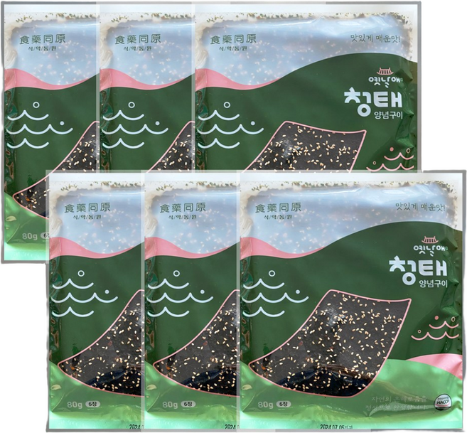 전대표 국내산 청태 뱅어포 고추장 양념구이 만나세트 1호_4호 spicy munchies set, 1개, 만나2호세트