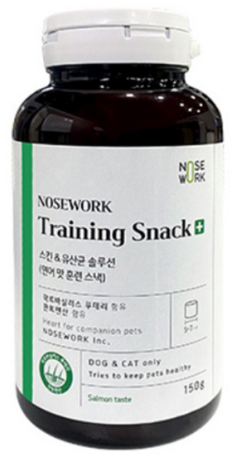 노즈워크 강아지 트레이닝 스낵, 연어맛, 150g, 1개