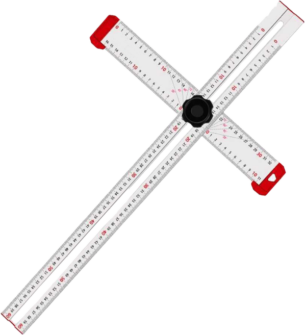 야토 65cm 알루미늄 직각자 각도자 목공용 철직자 ADS-60, 1개