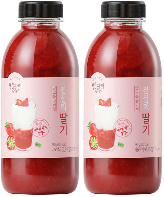 복음자리 진심의 딸기청, 580g, 1개입, 2개