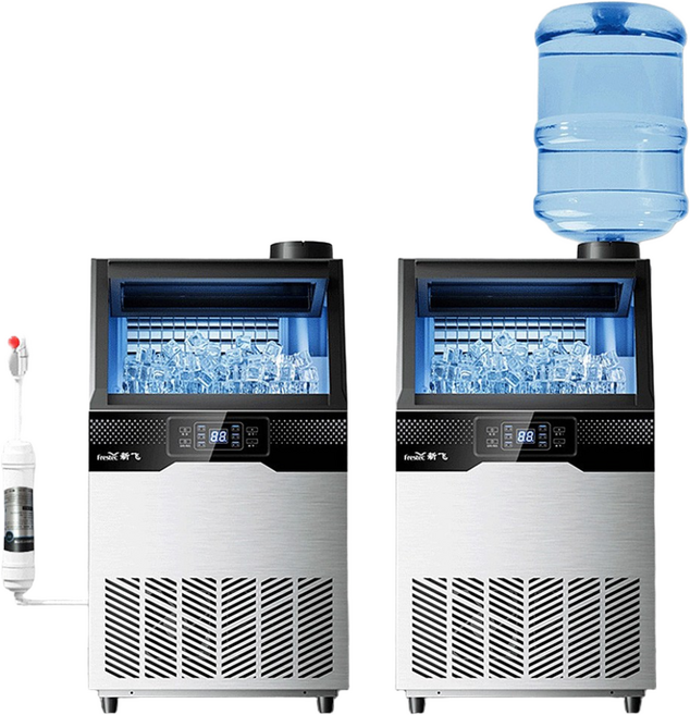 스피드몰 대용량 업소용 제빙기 얼음 카페 펜션 PC방 식당 사무실 아이스메이커 영업용 당구장, 생산60kg저장6kg직수모델