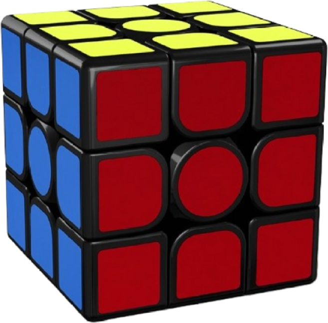 마그네틱 자석 큐브 스피드 선수용 2x2 3x3 4x4 5x5 22 33 44 55 SIZE 6CM, 3x3마그네틱큐브, 1개