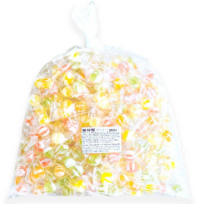 옛날 왕사탕 대용량 4kg 업소용 벌크 캔디 (양지제과), 1개