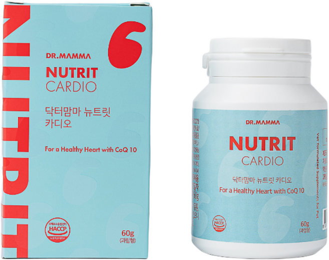 닥터맘마 반려동물 뉴트릿 영양제, 심장, 60g, 1개