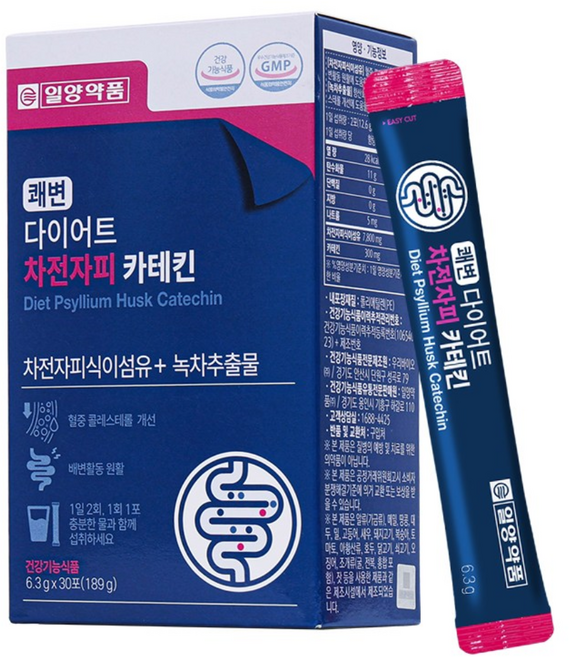 일양약품 쾌변 다이어트 차전자피 카테킨, 1개, 30회분