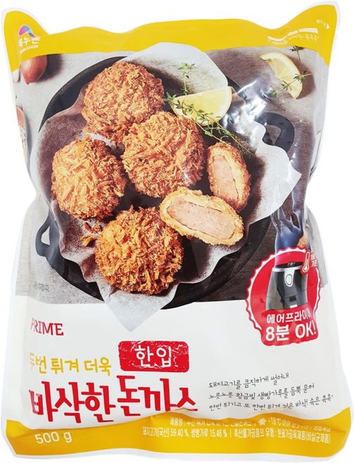 목우촌 바삭한 한입돈까스 500g 미니돈까스, 1개