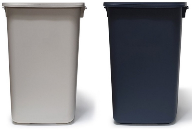 유진 오픈 뚜껑제외 정사각 종량제 휴지통 쓰레기통 30L 40L 50L 75L, 종량제 30L용, 베이지