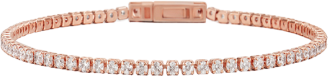 [엘르주얼리] 샤인 스퀘어 테니스 팔찌 ELBRBB097