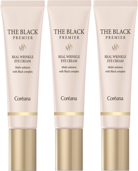 코리아나 더 블랙 프리미어 아이크림, 30ml, 3개