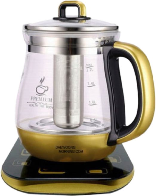 모닝컴 1.7L 대용량 차탕기 전자동보온기능 건강 약탕기 전기포트 DWM-3385CY