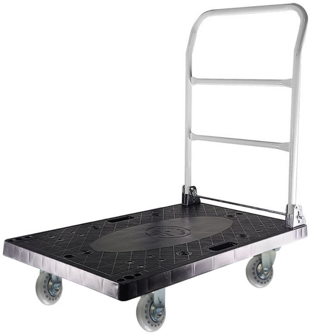 무소음 바퀴 접이식 사각대차 카트 구르마 핸드카트, 1개