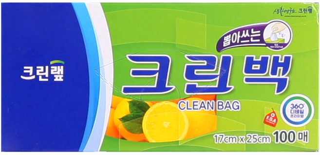 크린랩 크린백 (미니) 17x25cm 100매 3개, 미니(XS), 100개