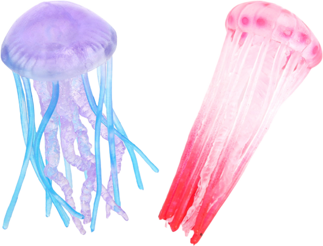 제트피규어 해파리 피규어 장난감 바다 해양 동물 생물 모형, 1개