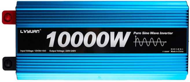 녹원 10000W 순수정현파 인버터 24V 가전제품 사용가능 차량 캠핑 전원변환기, 1개