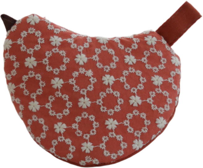 버드팟 주방 냄비손잡이 새모양 감성 내열 주방용품 뚜껑손잡이 장갑 다용도 집게, 1개, 오렌지