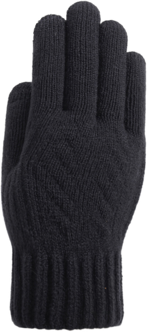 러베리 1+1 남녀공용 겨울 니트장갑 스마트폰 터치 기모 커플 방한 장갑