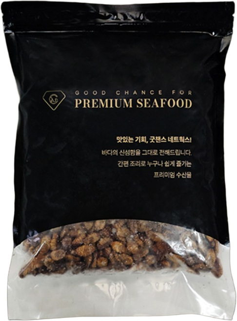 [굿챈스]프리미엄 냉동번데기 술안주 간식 주전부리 길거리음식 다이어트음식, 2개, 1kg