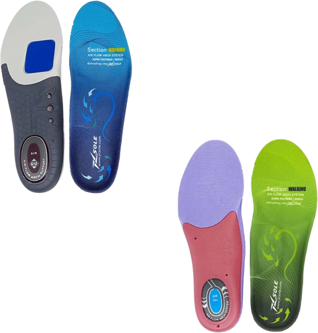 엑스솔 (싱글/2세트)엑스솔 에어플로우 기능성 인솔(남성용/여성용 택1), 여성용, 1세트
