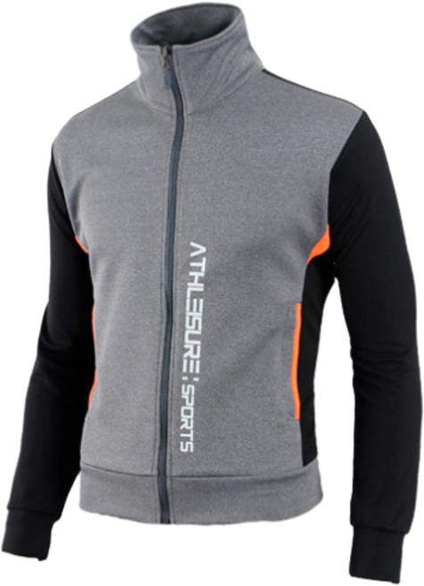 카베리 남성 기모 카치온배색져지 트레이닝 긴팔 상의집업