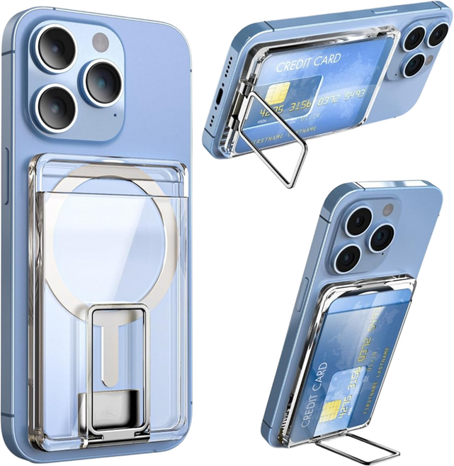 애플버니 맥세이프 카드 지갑 스탠드 거치대 케이스 2장수납 - 맥세이프 카드케이스