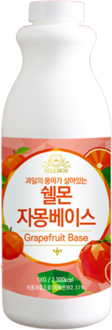 쉘몬 과일농축액 자몽베이스, 1kg, 1개