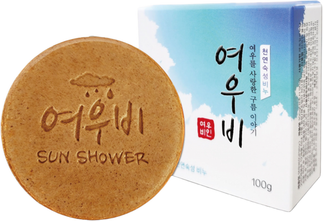 여우비 진피비누 여드름 습진 피부 보습 미백 CP 숙성 세안 비누 천연비누, 1개입, 100g