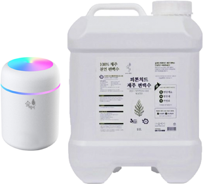 숲에서 편백수 가습기 F1000 세트 (편백수10L * 1ea 포함), 1개, 10L