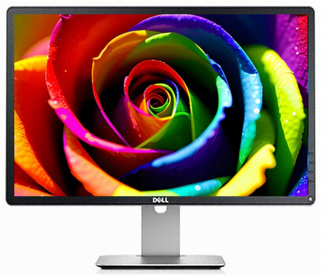DELL 22인치 23인치 24인치 피벗 모니터 IPS 광시야각 높낮이 사무용 업무용 컴퓨터 중고, 54cm, DELL 22인치 피벗