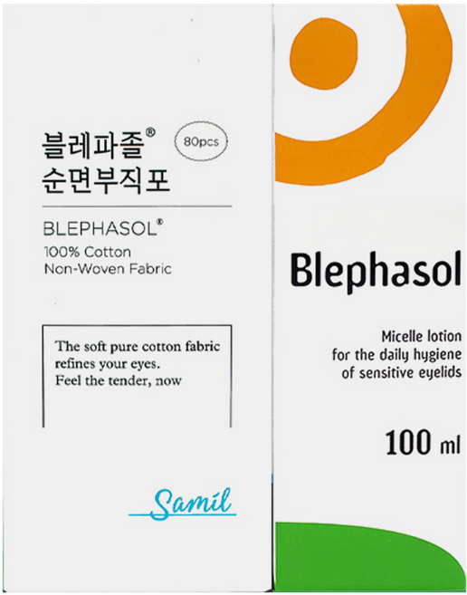 블레파졸 아이리무버 100ml + 순면 부직포 80매 + 퀸톤 오큘라 아이 스프레이, 1개