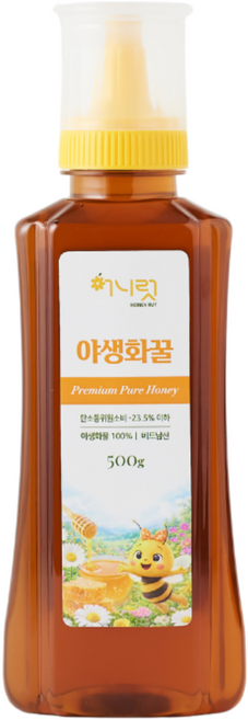 허니럿 야생화꿀 베트남 자연벌꿀, 500g, 1개