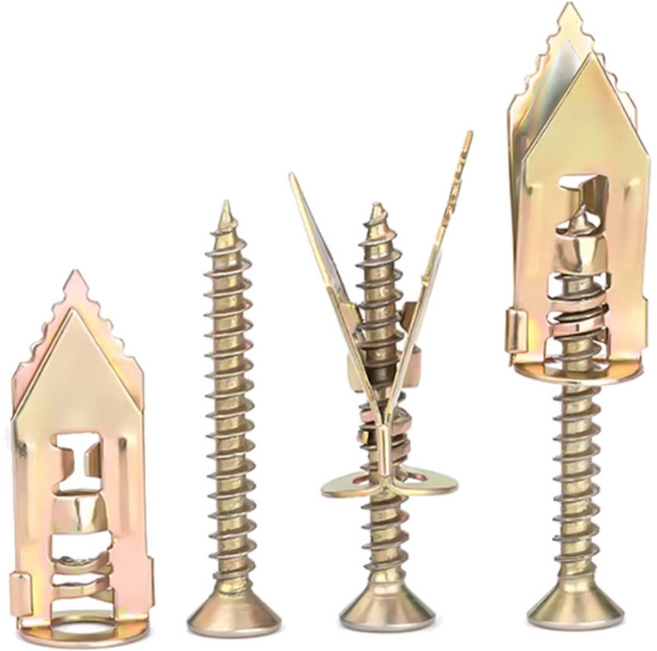 타격식 앙카 드릴 없이 간편 설치 석고보드용 나사 50개, 1세트