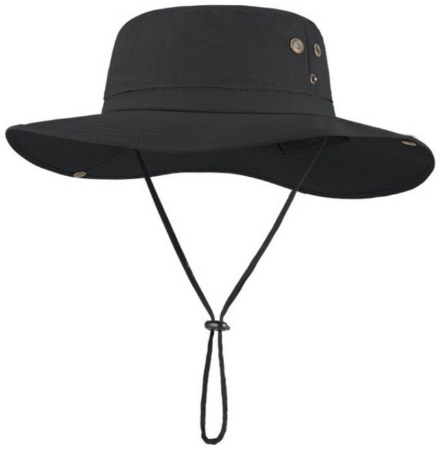 온브레이크 빅사이즈 대두 남성 큰 등산모자 햇빛가리개, L(58~62cm), 블랙