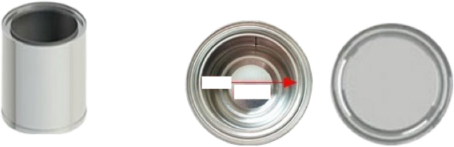 용호브러쉬 공캔 0.5L, 1개