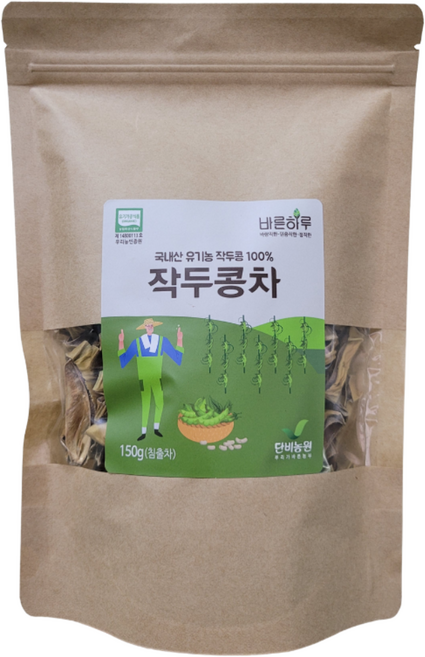 국내산 유기농 직접재배 바른하루작두콩차[150g], 150g, 1개입, 1개