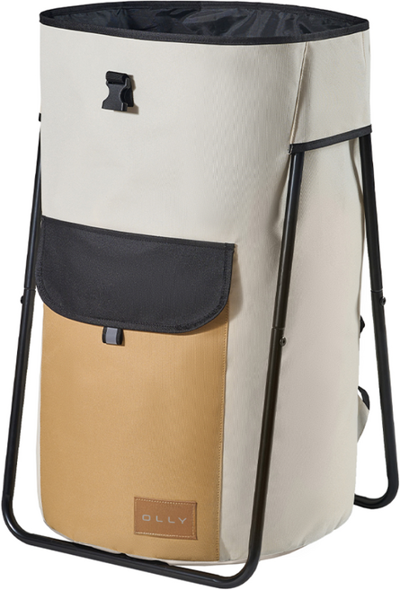 올리 대형빨래바구니 120L 대용량 세탁물바구니 빨래가방 런드리백 OLLB01, 아이보리