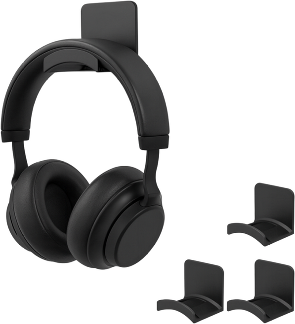 집똑똑이 다용도 부착식 헤드셋 거치대, 4개 구성
