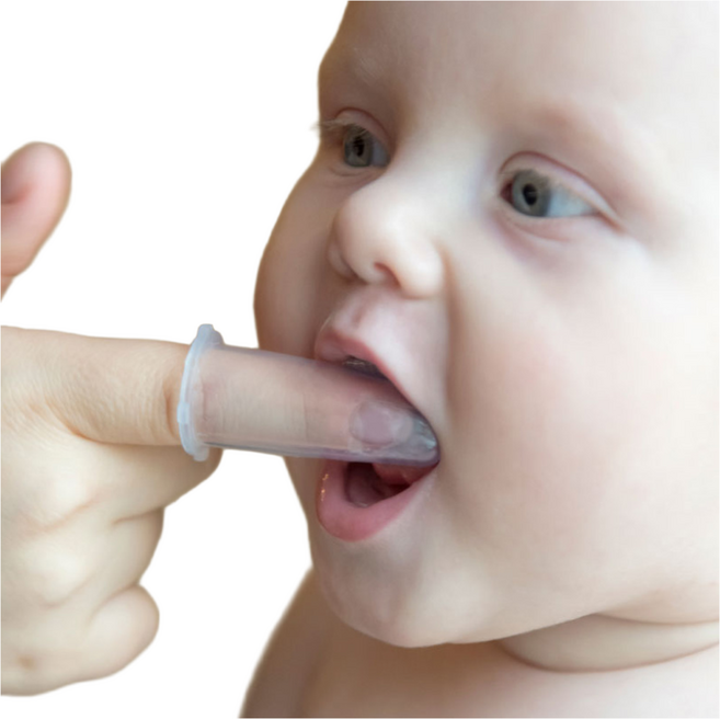 닥터이엘 신생아케어 첫 구강 칫솔 실리콘 손가락 칫솔, 1개, 1개입