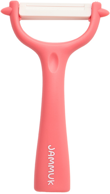 잼먹 이유식 칼 스텐 SUS 420 소재 조리도구 유아, 핑크, 1개, 필러