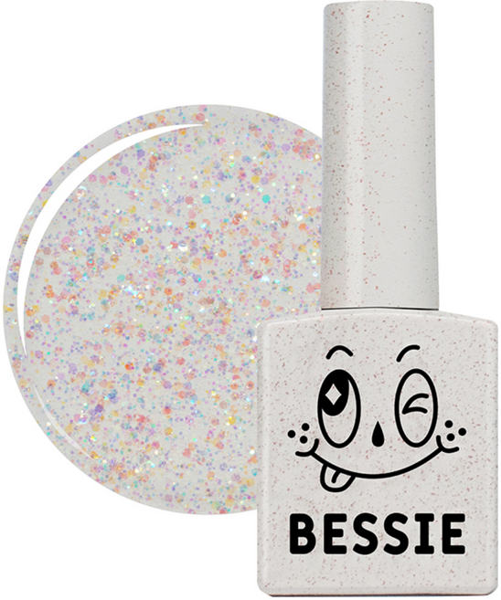 BESSIE 컬러 글리터 젤, GL06 오로라빔, 11ml, 1개