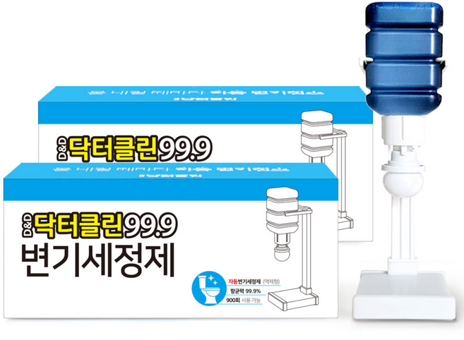 닥터클린 자동 변기세정제 본품, 2개, 470g, 100ml