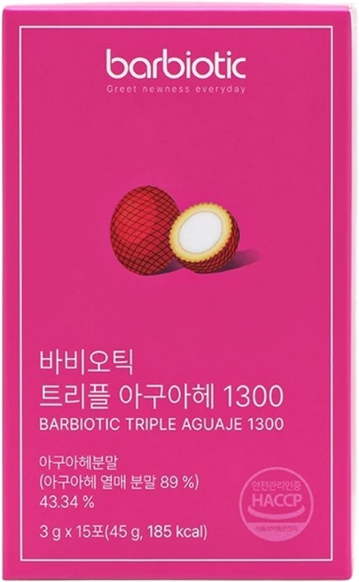 바비오틱 트리플 아구아헤 1300 가슴 볼륨 탄력, 3박스, 15회분 - 쿠팡