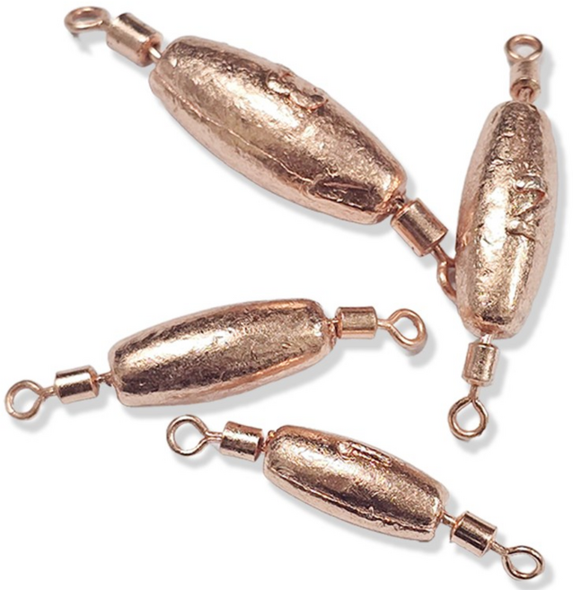 999피싱 동코팅 회전 도래추 민물 낚시 양도래추 스위벨 고리 봉돌 구멍추, 1세트, 30개입