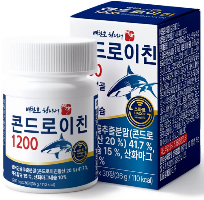 배한호 원장의 명작 콘드로이친 1200, 12개, 30정